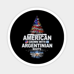 Christmas Tree  American Grown With Argentinian Roots - Gift for Argentinian From Argentina Magnet